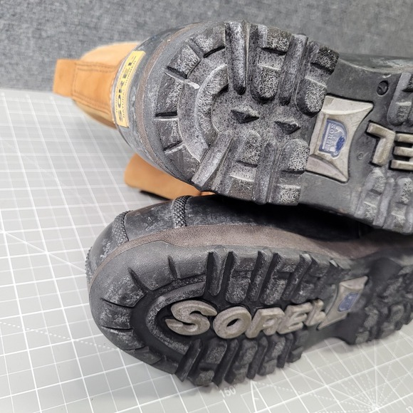 Sorel Boots Womens Size 7 Brown Caribou II Winter Removable Liner NL1000-220 - Picture 8 of 10